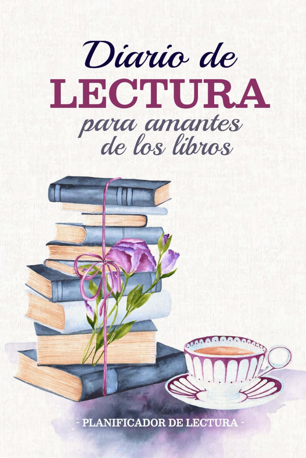 Independently published Diario de lectura para amantes de los libros: Realiza un seguimiento de los libros que lees y apunta tus reseñas | Planificador de lectura recordar ... papel crema 15x23cm (Books & Tea Design)