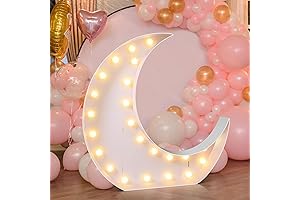 Maxcheck Moon Backdrop Light Up Decoration