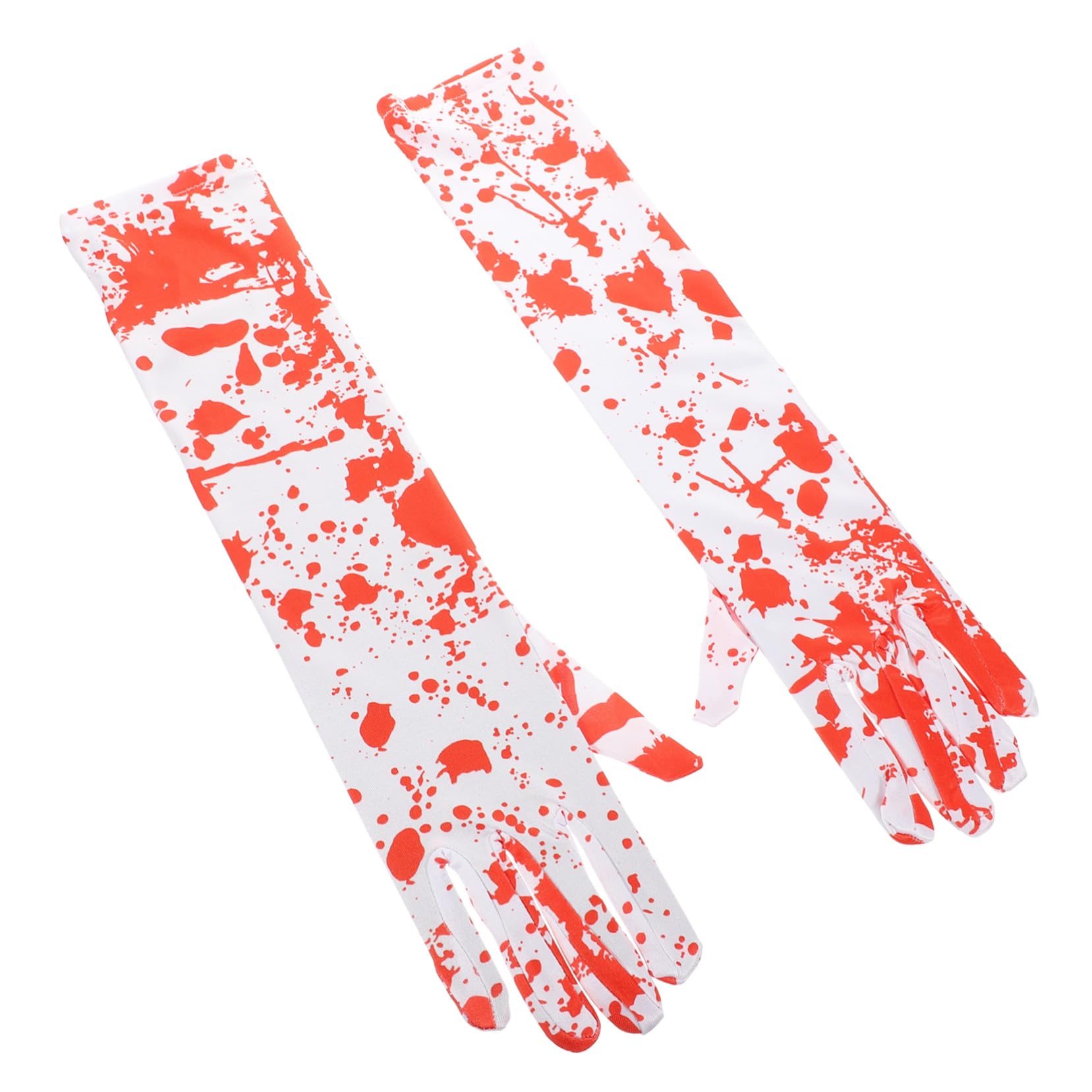 GAROZATION 1 Pair Bloody Glove Realistic Stained Blood Gloves for Halloween Cosplay Party