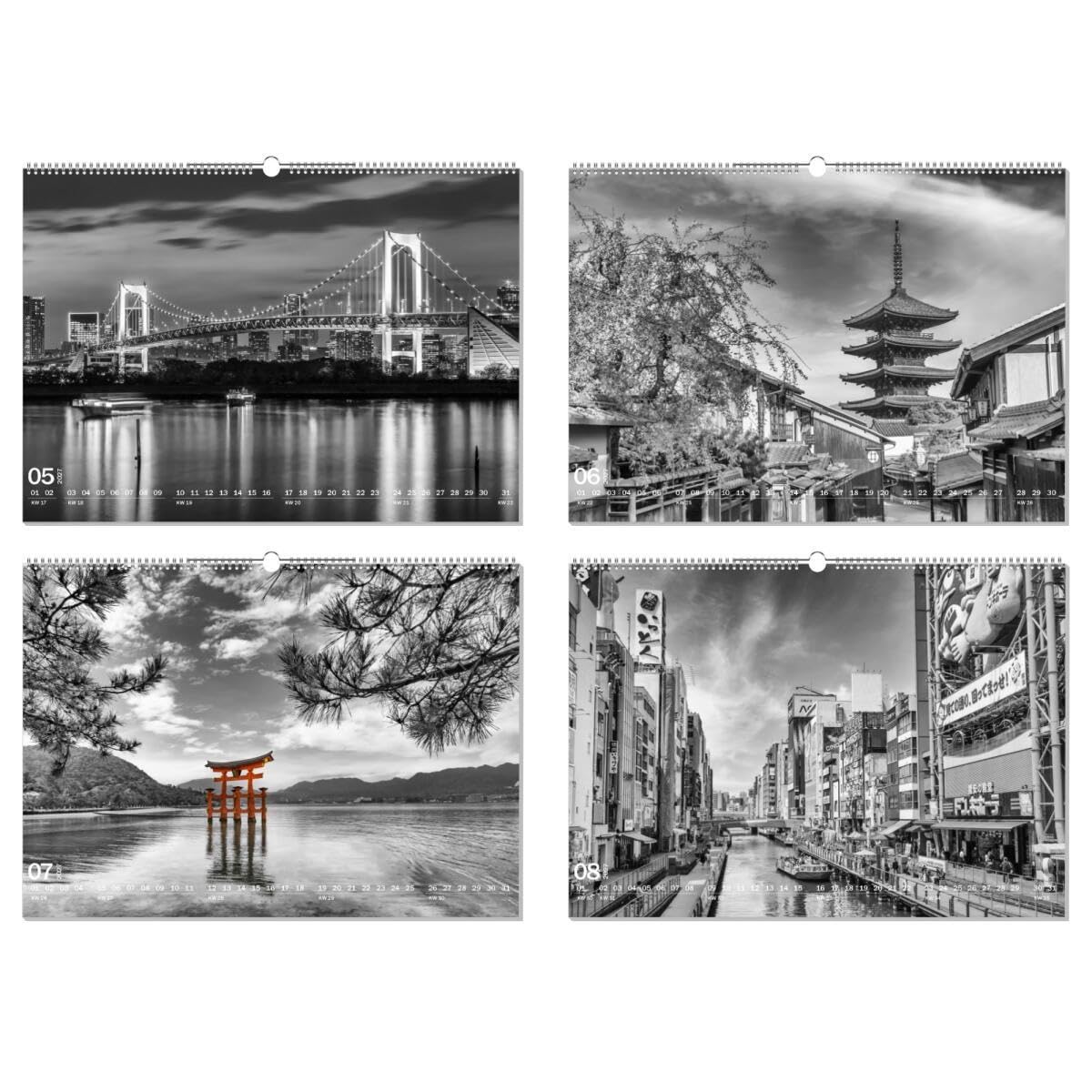 artboxONE Kalender 2027 Faszination Japan Wandkalender A2 2027 Reise/Asien