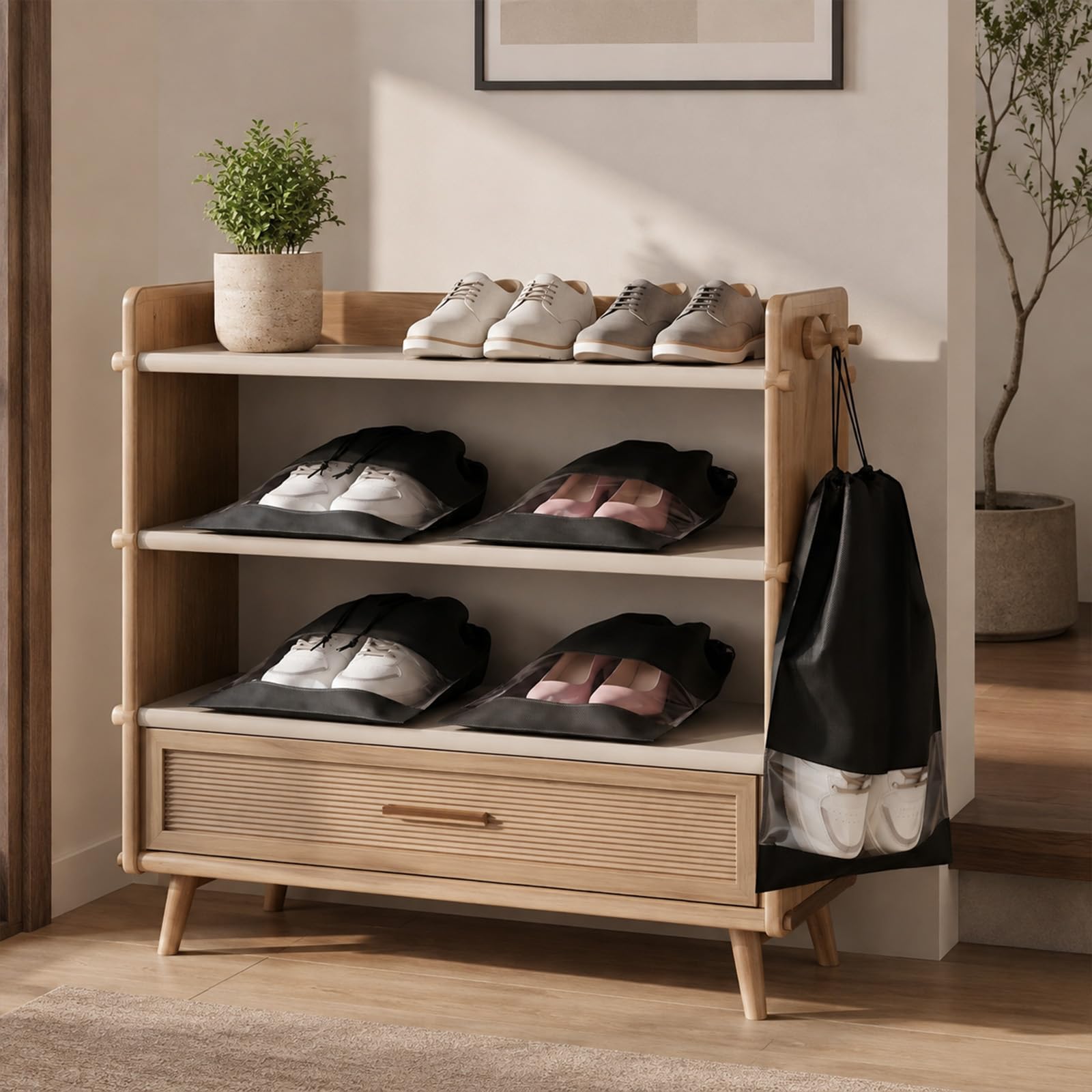Suitcase Organization Setup