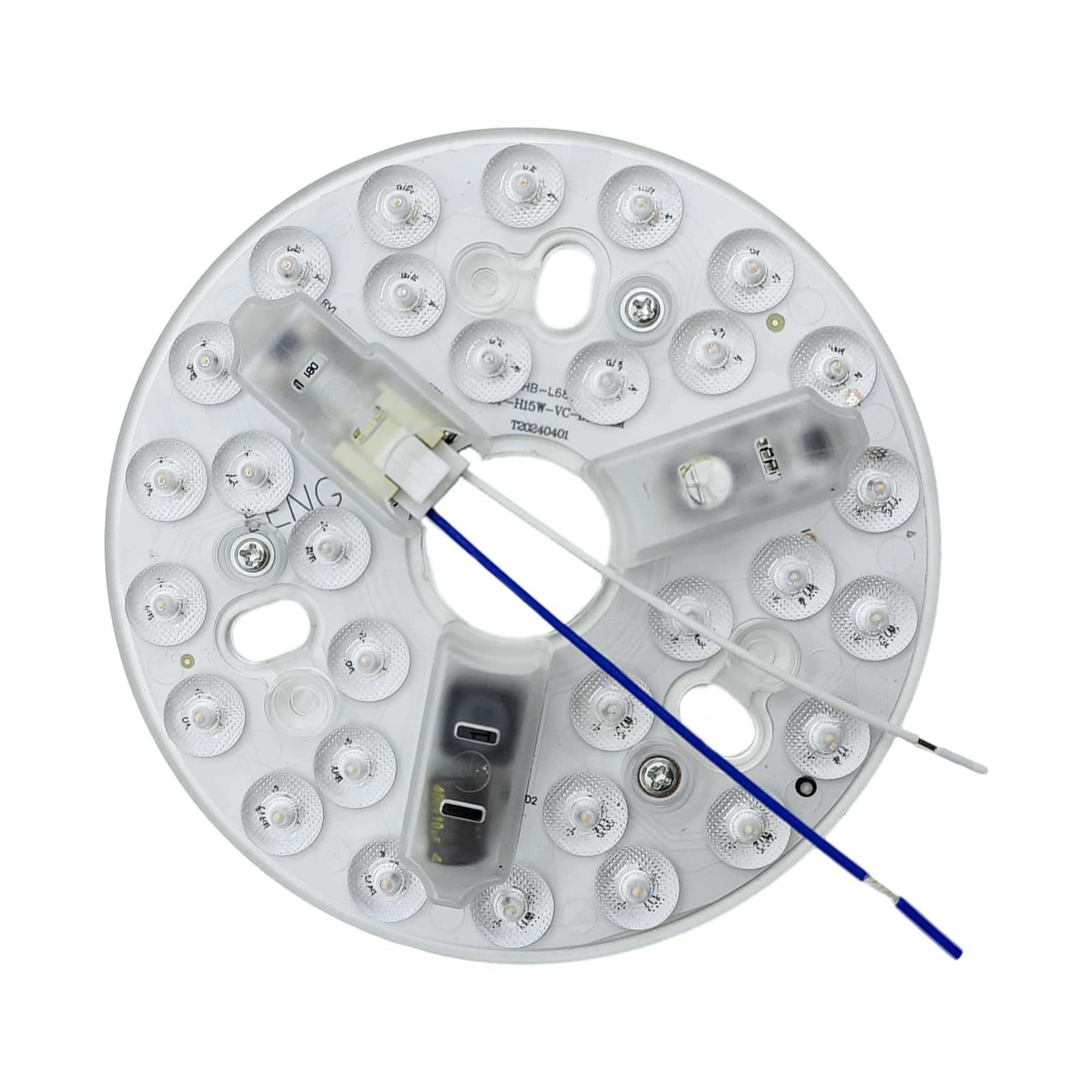 Jazuaiao Pendant Light Round Panel 3 Light Color Ceiling Fan Retrofitting Kits Ceiling Flush Replacement Panel Enduring LED Board