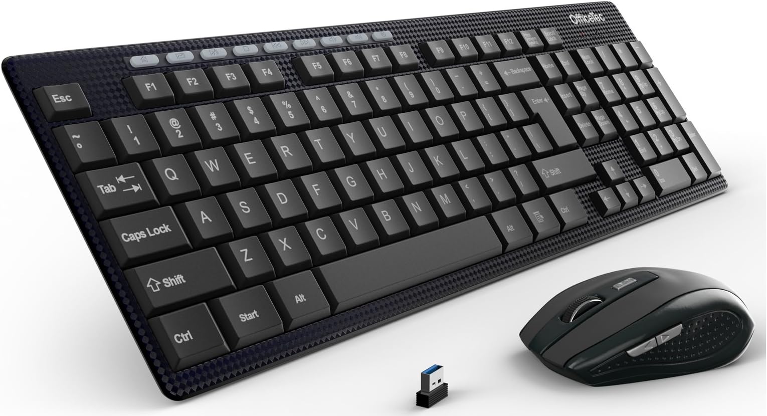 OfficeTec 2.4GHz Wireless Keyboard and Mouse Combo (KB101)