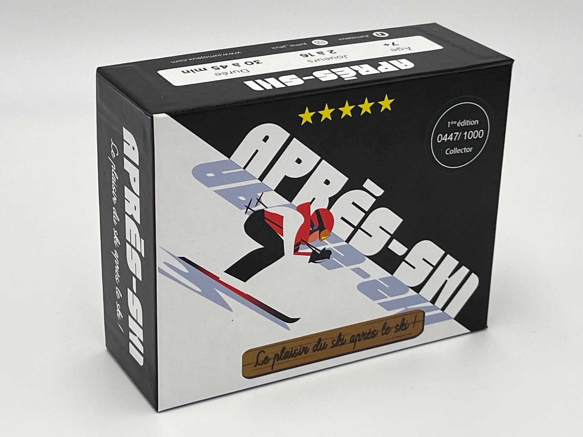 Aprs-Ski 1st Numbered Collector's Edition | Board Game - Card Game on Skiing - with Family or Friends - for Children and Adults - From 2 to 16 Players