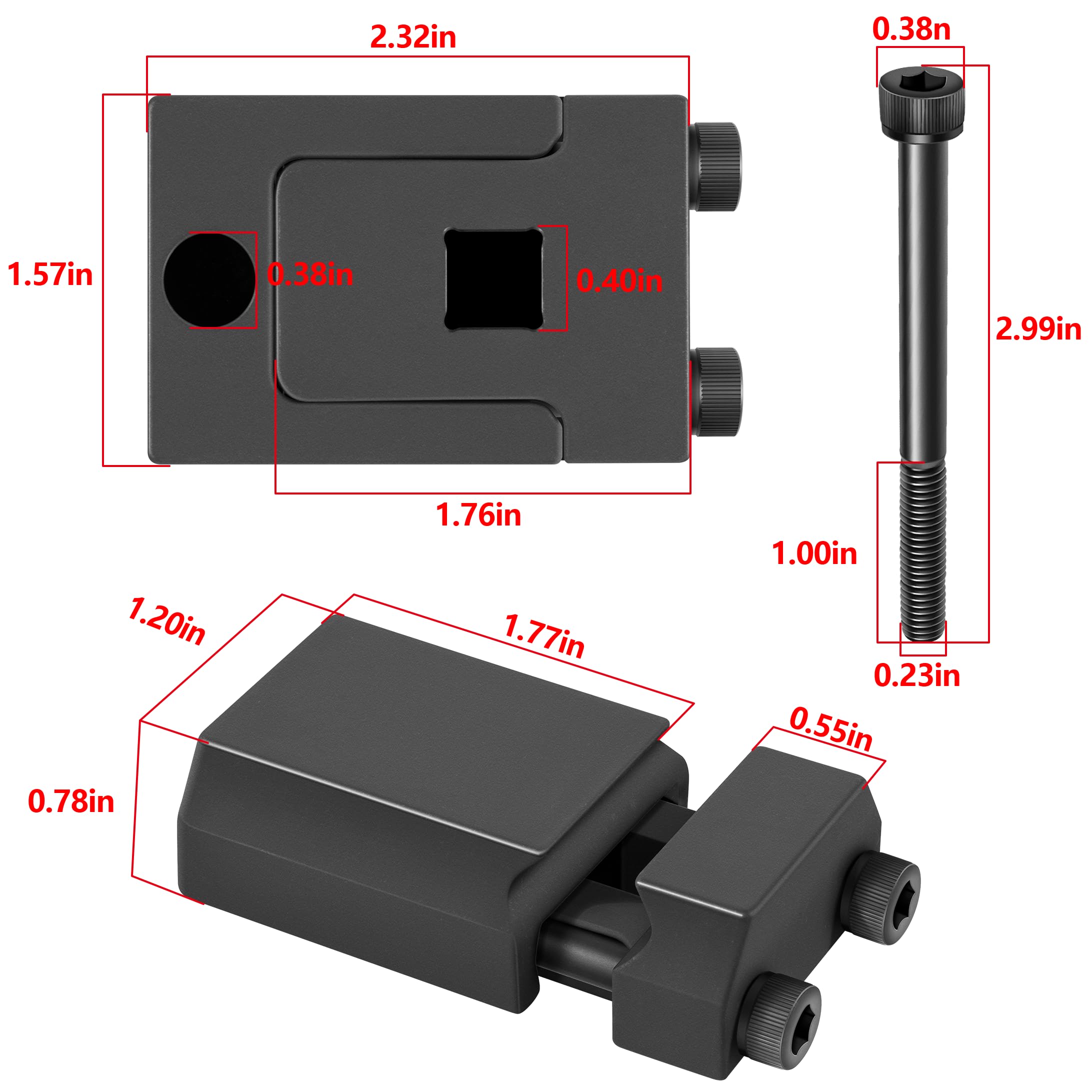 Amazon.com: Heavy-Duty Steel Adjustable Torque Wrench Adapter 08