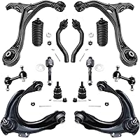 Vista 56 de Detroit Axle - Kit de suspensión frontal de 15 piezas para Jeep Grand Cherokee 99-04 1999 2000 2001 2002 2003 2004, brazos de control superior e