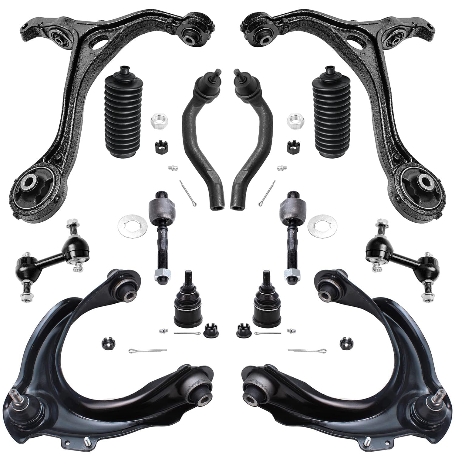 Detroit Axle - 14pc Front End Suspension Kit for 2003-2007 Honda Accord