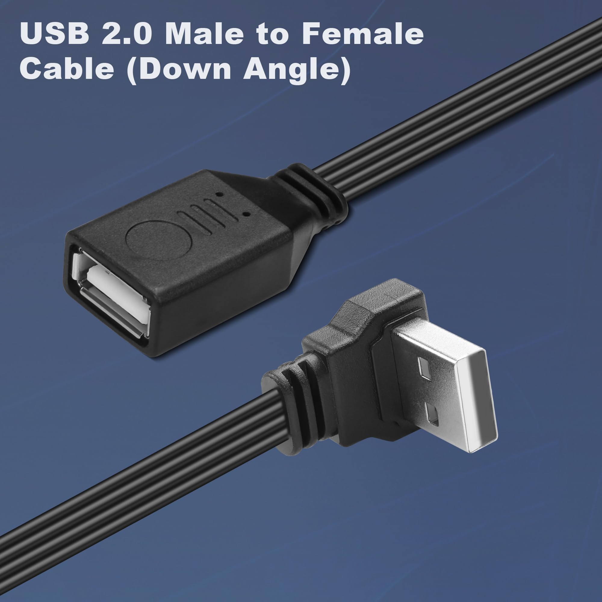 Prolunga USB 2.0 Da Pannello – Maschio A Femmina Con Cavo 30 Cm E Fori Per Viti