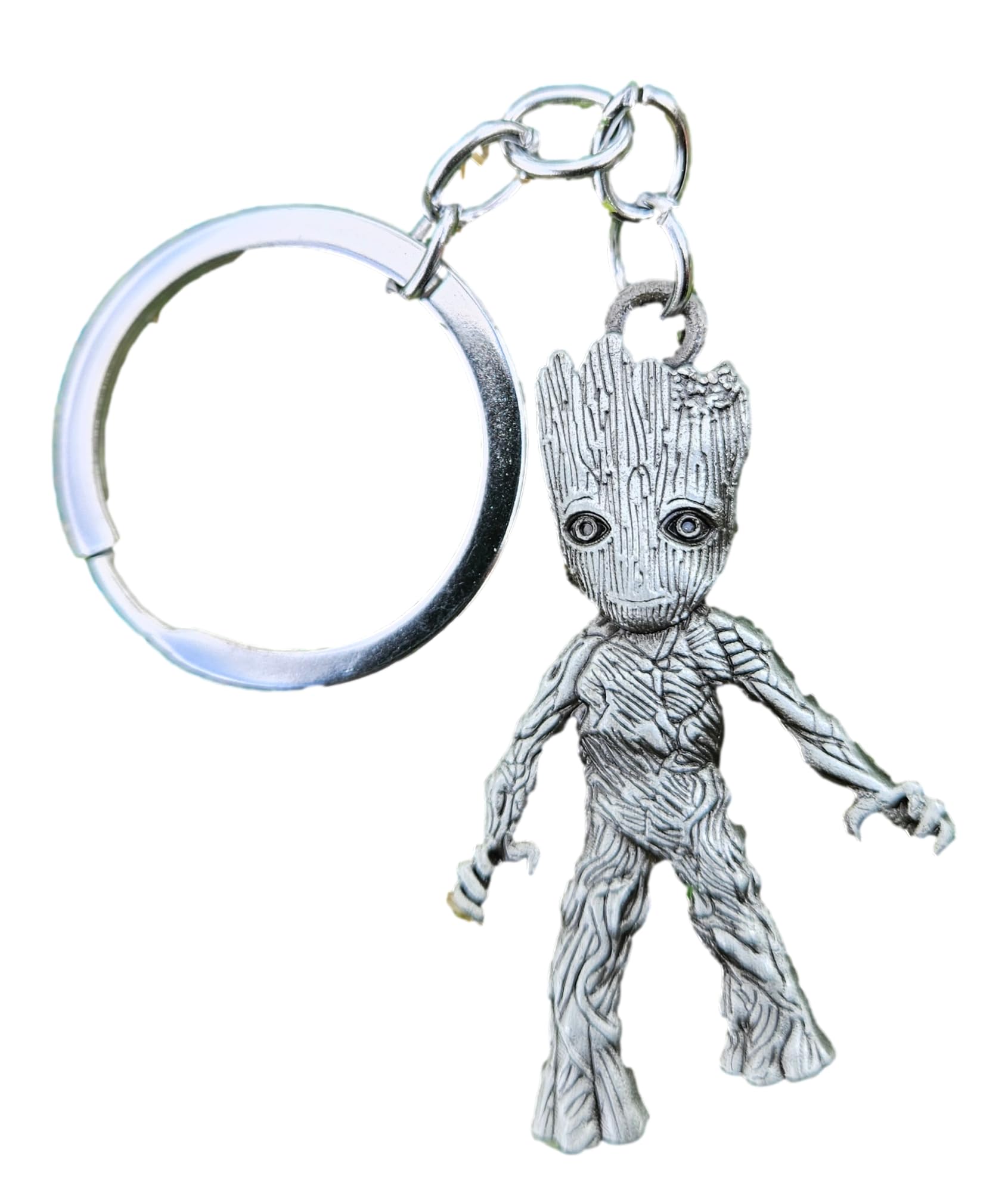 Fat-catz-copy-catzTeenage Baby I Am Groot Guardians of the Galaxy Grey Enamel Keyring