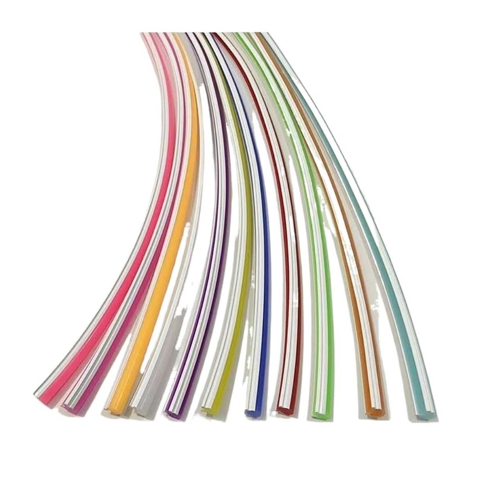 BPABDEITR Bendable Soft Diffuser 6mm Neon Strip Tube Multicolor 20M(Grün)