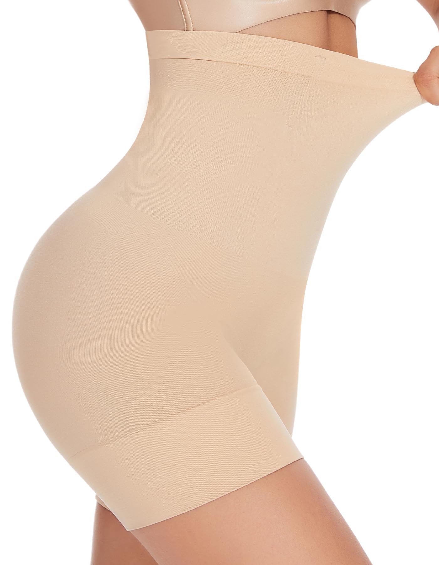 YADIFEN Shapewear Damen Bauchweg Hohe Taille,Bauchweg Unterhose Bauchkontrolle Miederhose Bauchweg Shaping Unterwäsche mit Bein Oberschenkel Hip stark formend