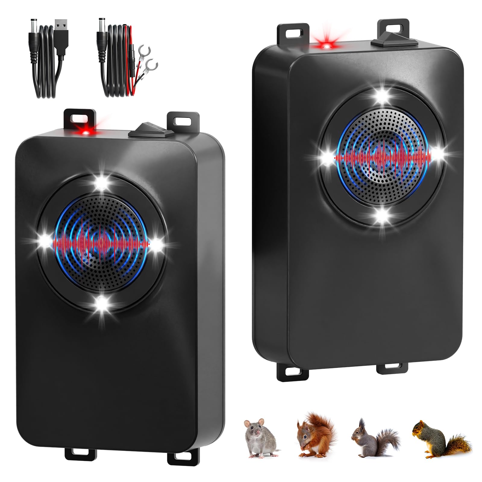 Yewrrite 2-Pack Ultrasonic Rodent Repellent