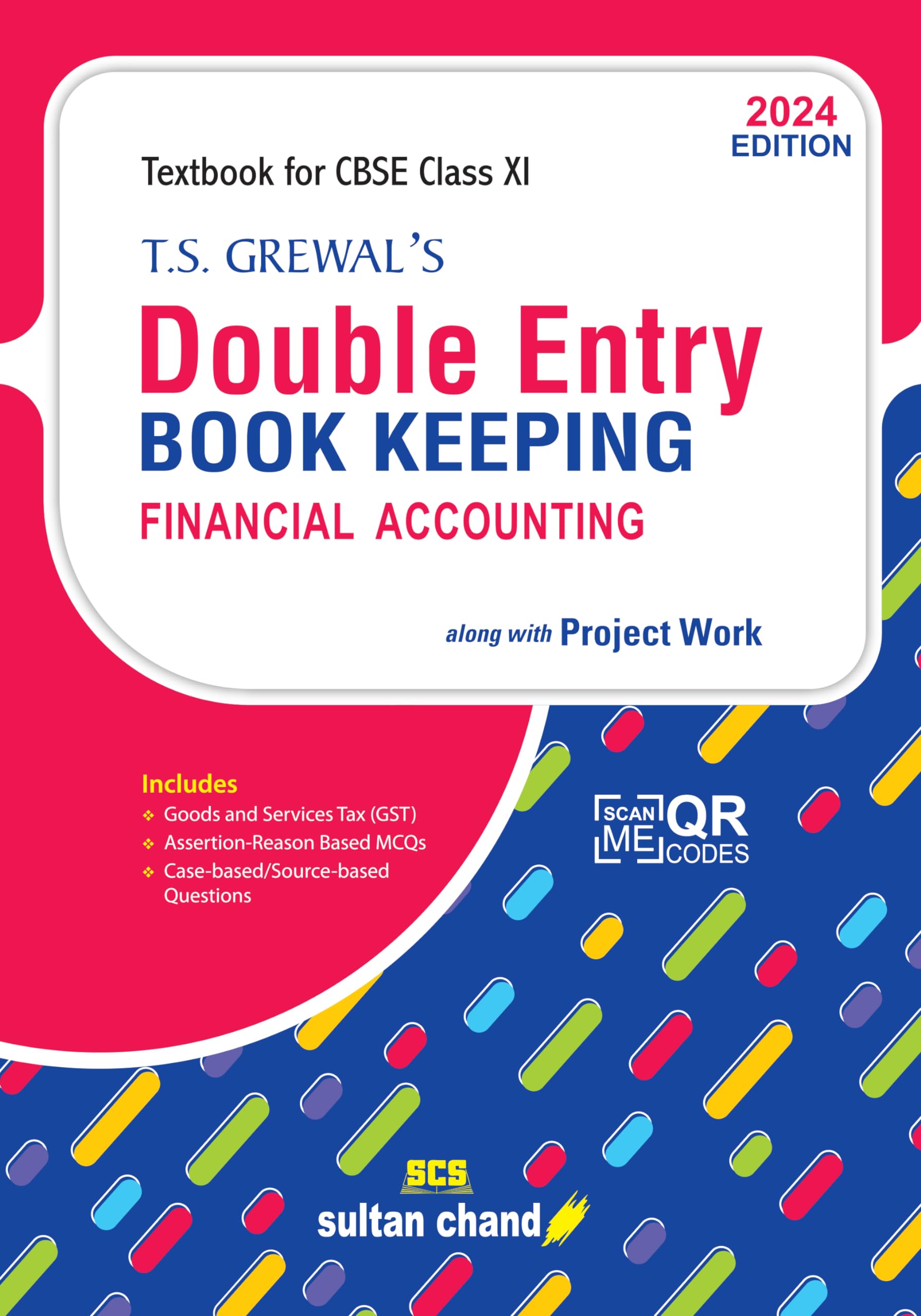 T.S. Grewal's Double Entry Book Keeping- Financial Accounting: Textbook for CBSE Class 11 (2024-25 Examination) Paperback – 25 March 2024