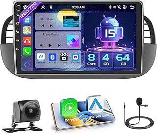 Sponsored You’re seeing this ad based on the product’s relevance to your search query.Learn more about this advertisement Hikity [8 Core 4+64GB] Android 15 Car Radio for Fiat 500 2007-2015 Radio Wireless CarPlay Android Car Bluetooth Hands-Free Screen 9 Inch GPS WiFi SWC USB Type-C DSP (Black)