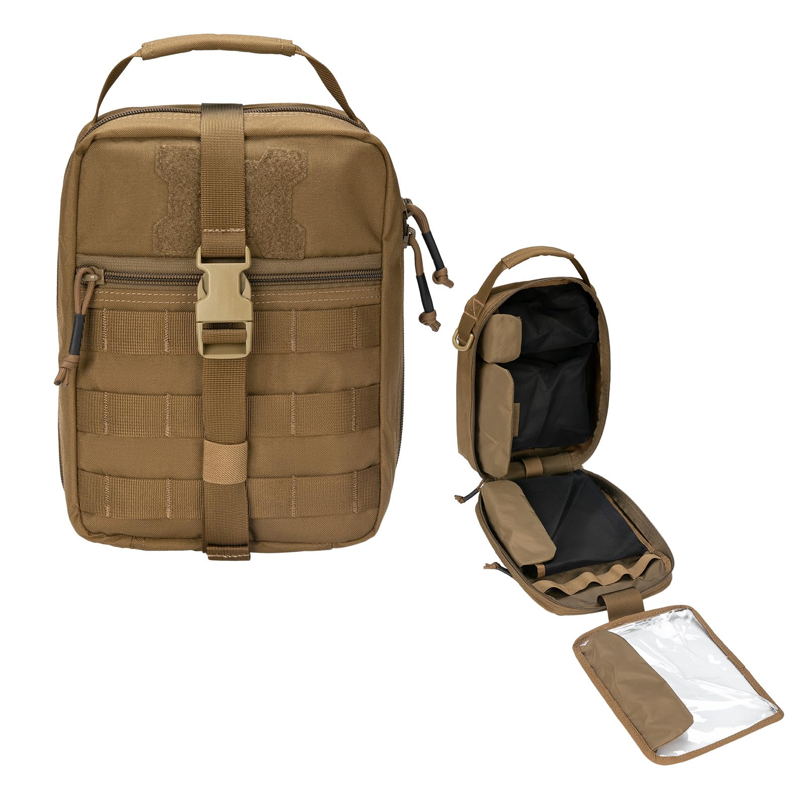 EXCELLENT ELITE SPANKER Rip Away Tactical Medica Bag First Aid IFAK Pouch Utility EMT Pouch for Camping, Hunting, Family and Outdoor Activities（COB）