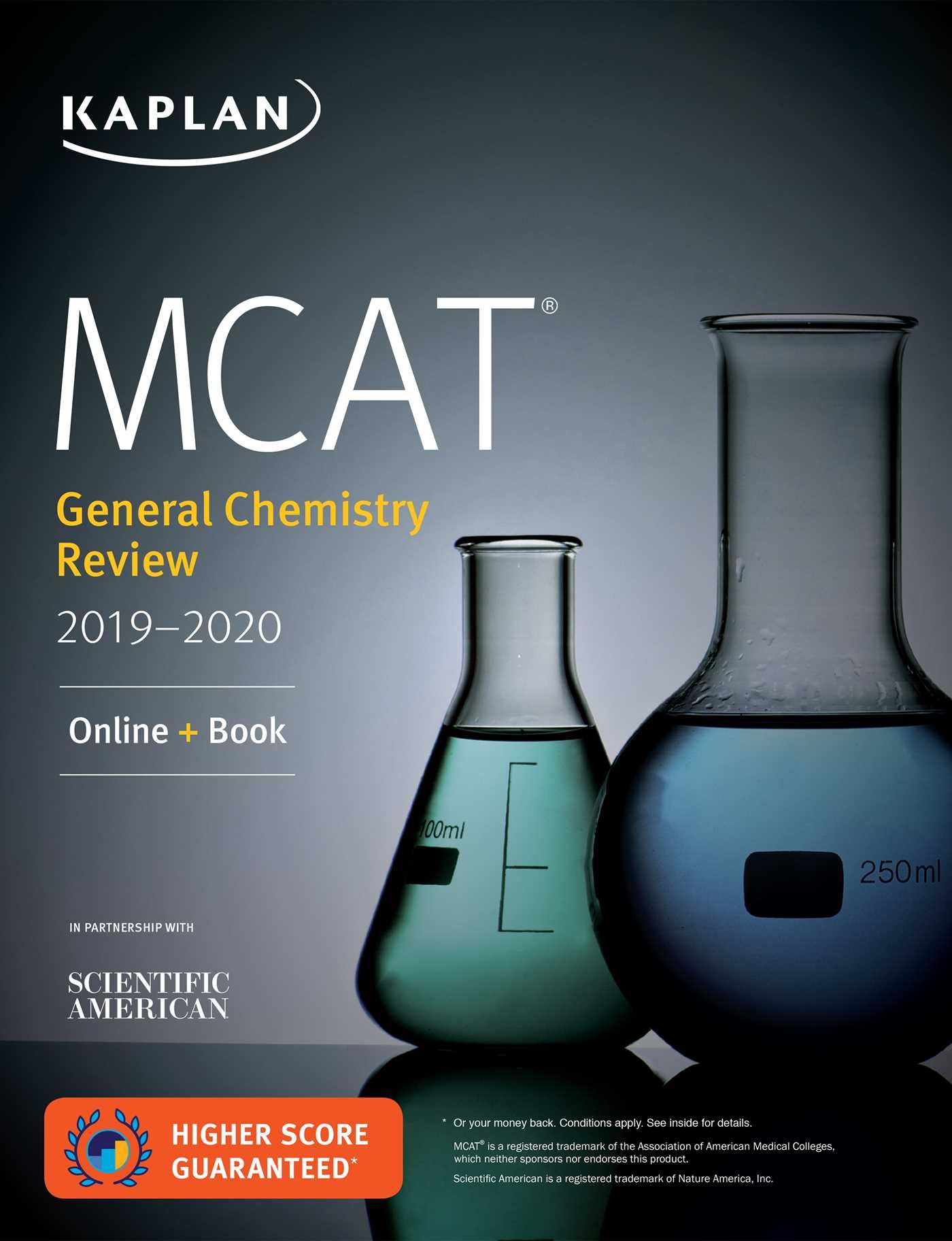 MCAT General Chemistry Review 2019-2020: Online + Book (Kaplan Test Prep)