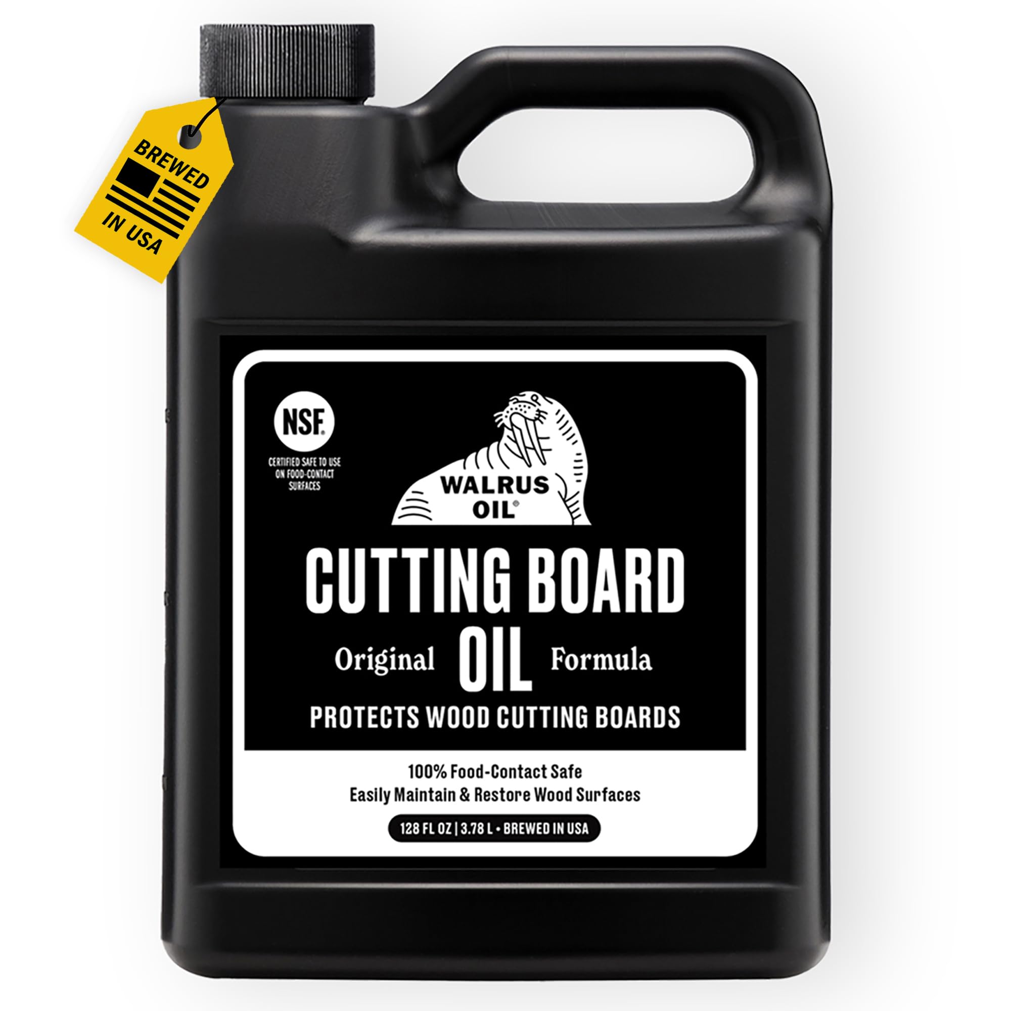 WALRUS OIL - Cutting Board Oil and Wood er Block Oil, 128 oz / 1 gallon Jug