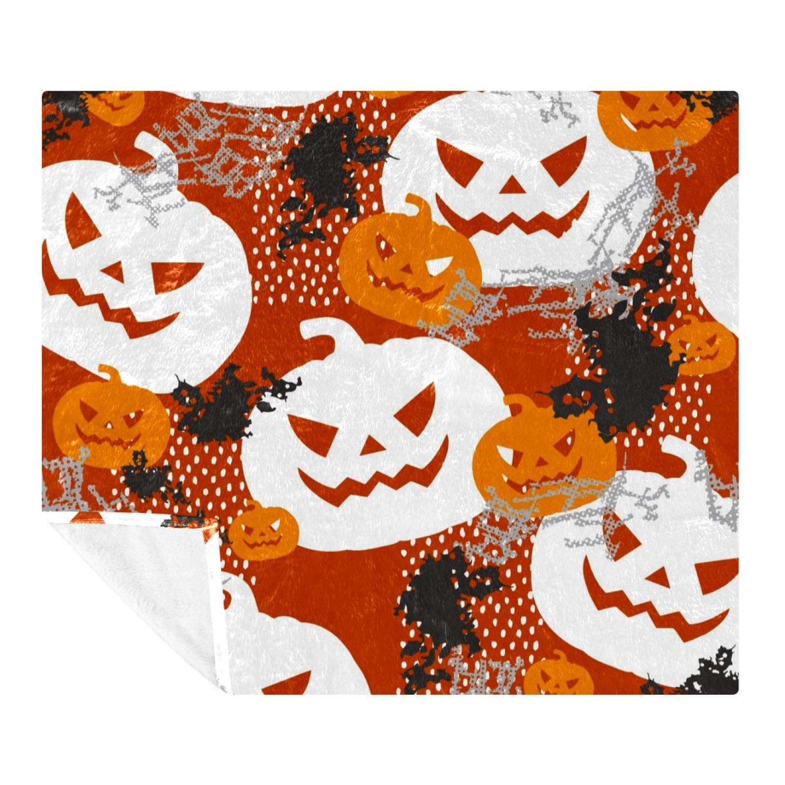 Couverture d'Halloween douce pour adultes et enfants à offrir en cadeau
