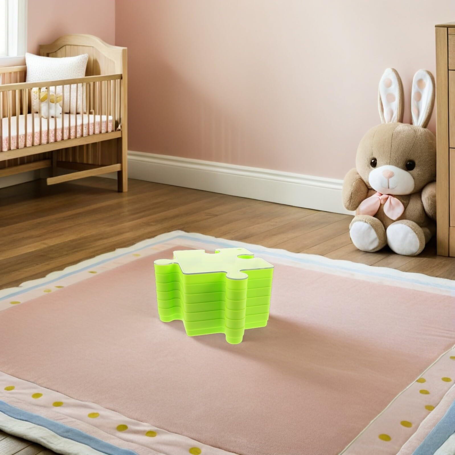 6pièces Plateaux De De Puzzles pour Garçon Fille Boîte à Puzzles avec Couvercle Empilables pour Maison Réutilisable