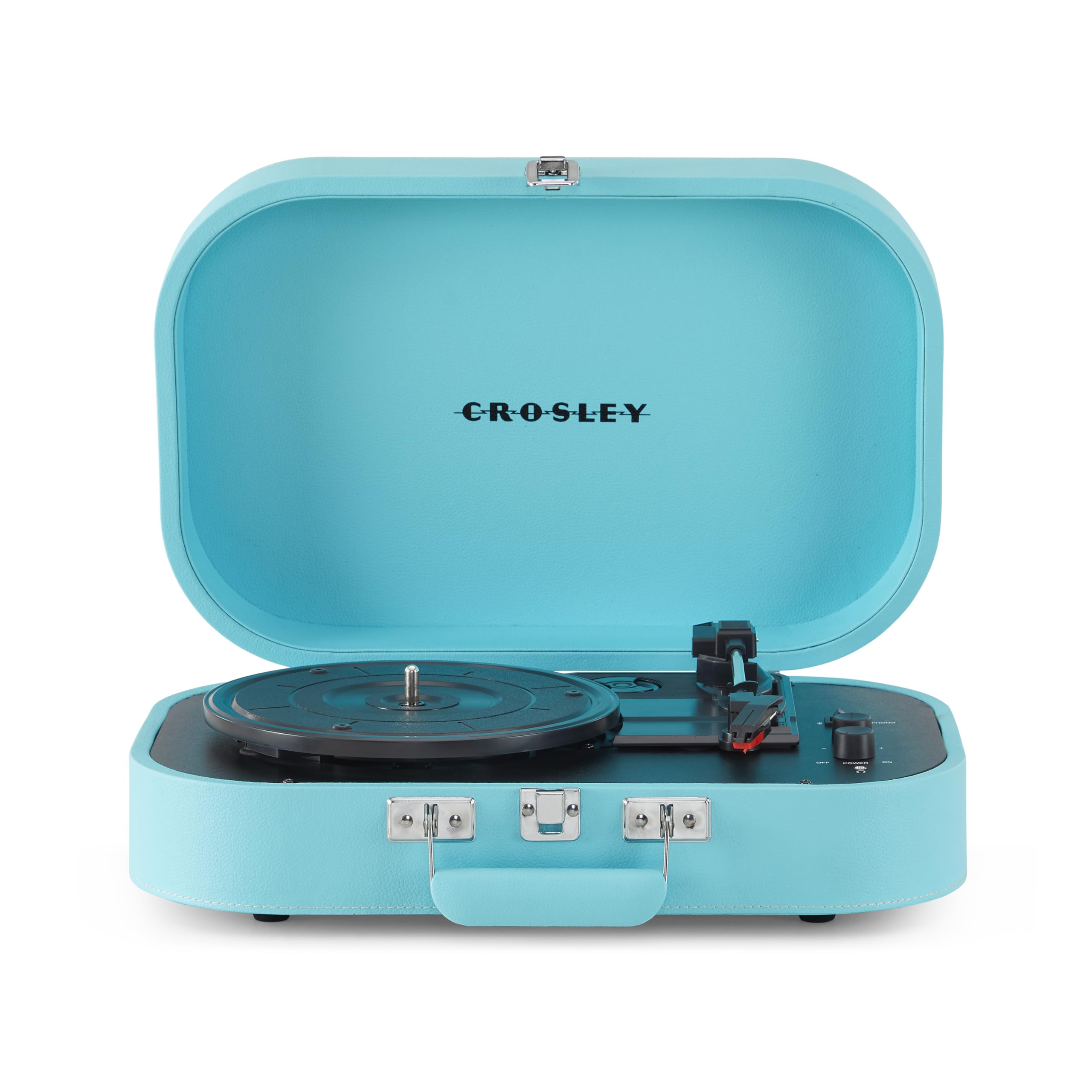 Vinyl Castle Turquoise Discovery Portable Turntable (Turquoise)