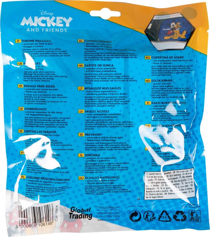 Parasole per bambini Mickey Mouse 44x35 cm protezione solare Topolino