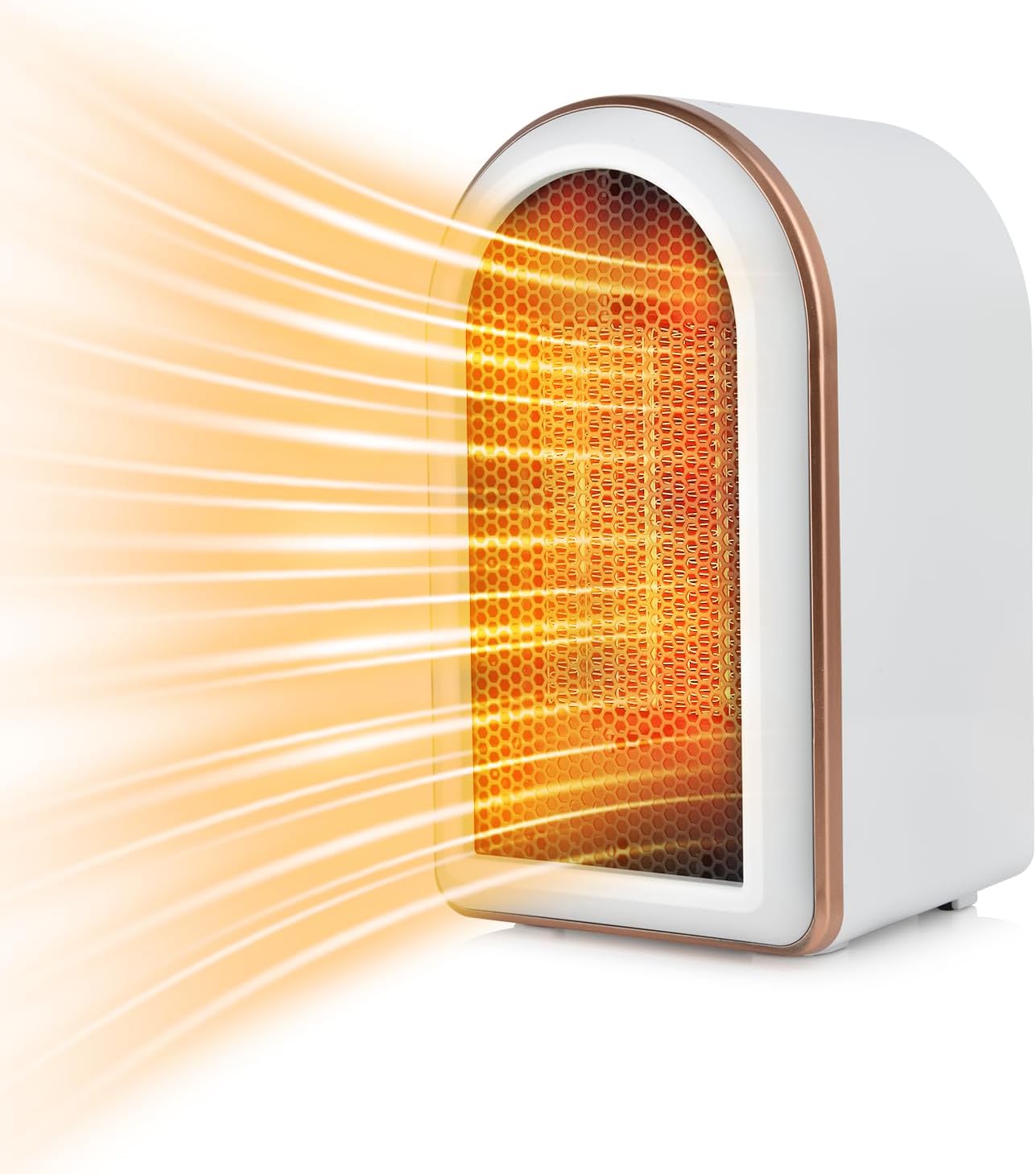 SHAVINGFUN Electric Heater,Fast Heating Ceramic Heater,2 Speed Modes Safe,Fan Heaters for Home Low Energy,Overheating & Tip-Over Protection,Quiet Heating for Indoor Use, Bedroom,Office Protection