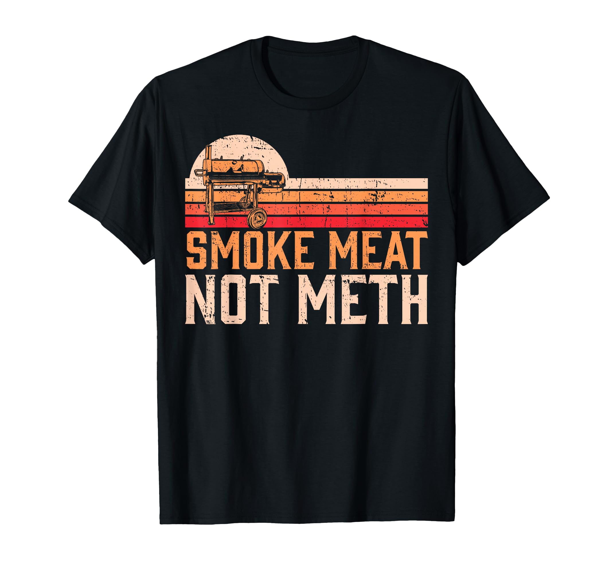 Smoke Meat Not Meth Brisket BBQ Grill T-Shirt