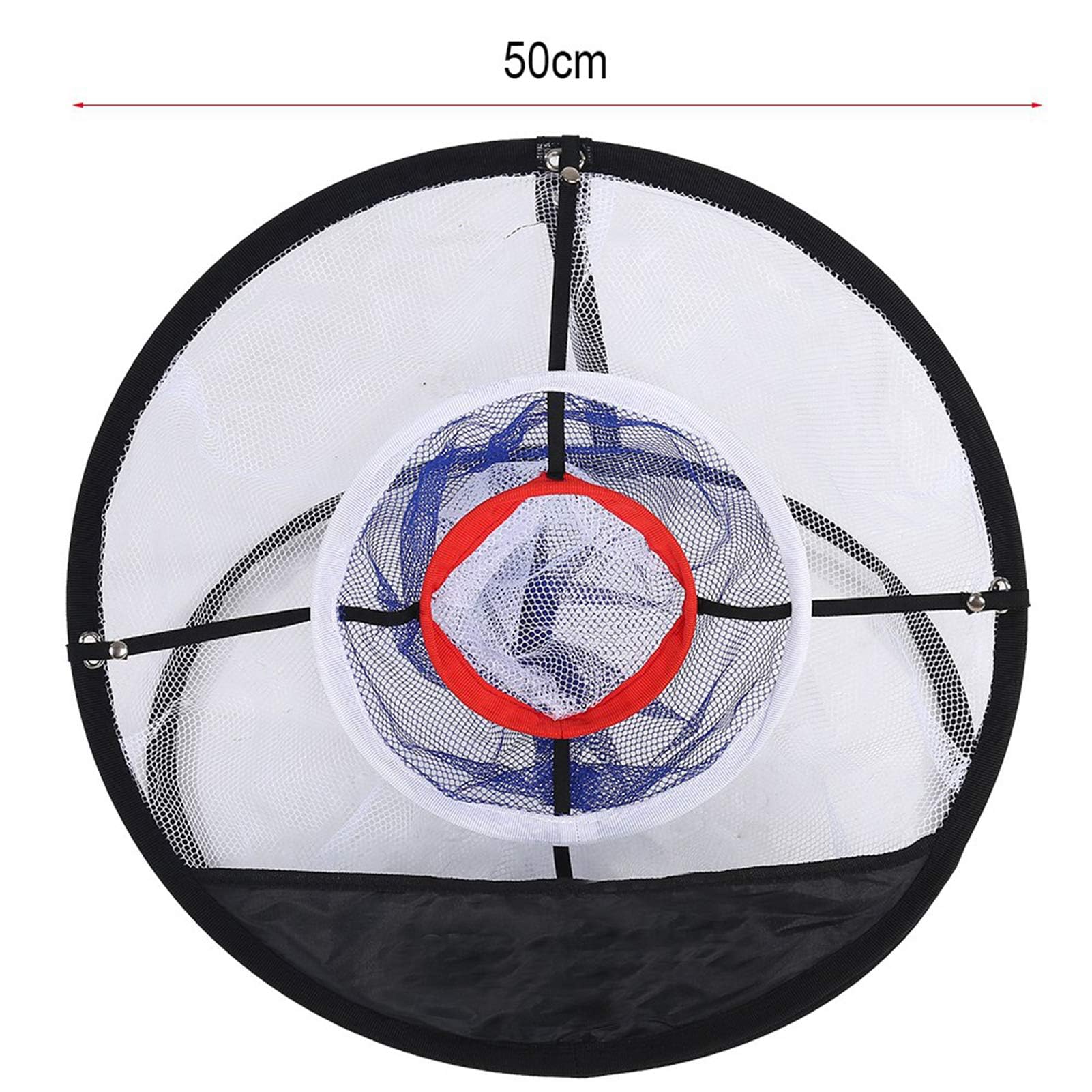 Alomejor Filet d'entraînement au Filet de en Nylon Noir Pliable pour la Précision et la Pratique du Swing Idéal pour Tous Les Niveaux de Compétence