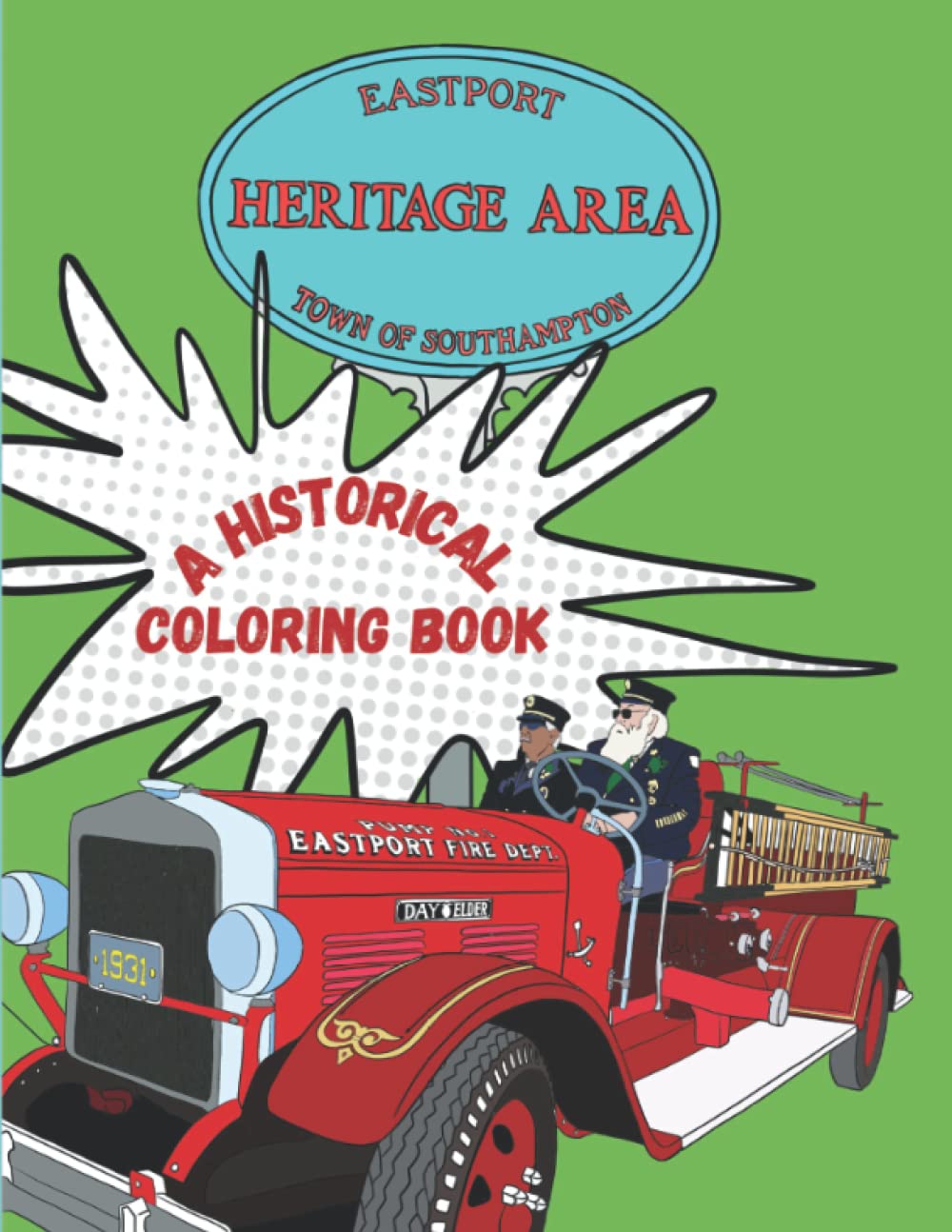 Livre de coloriage historique Eastport Heritage Area pour vos instants détente