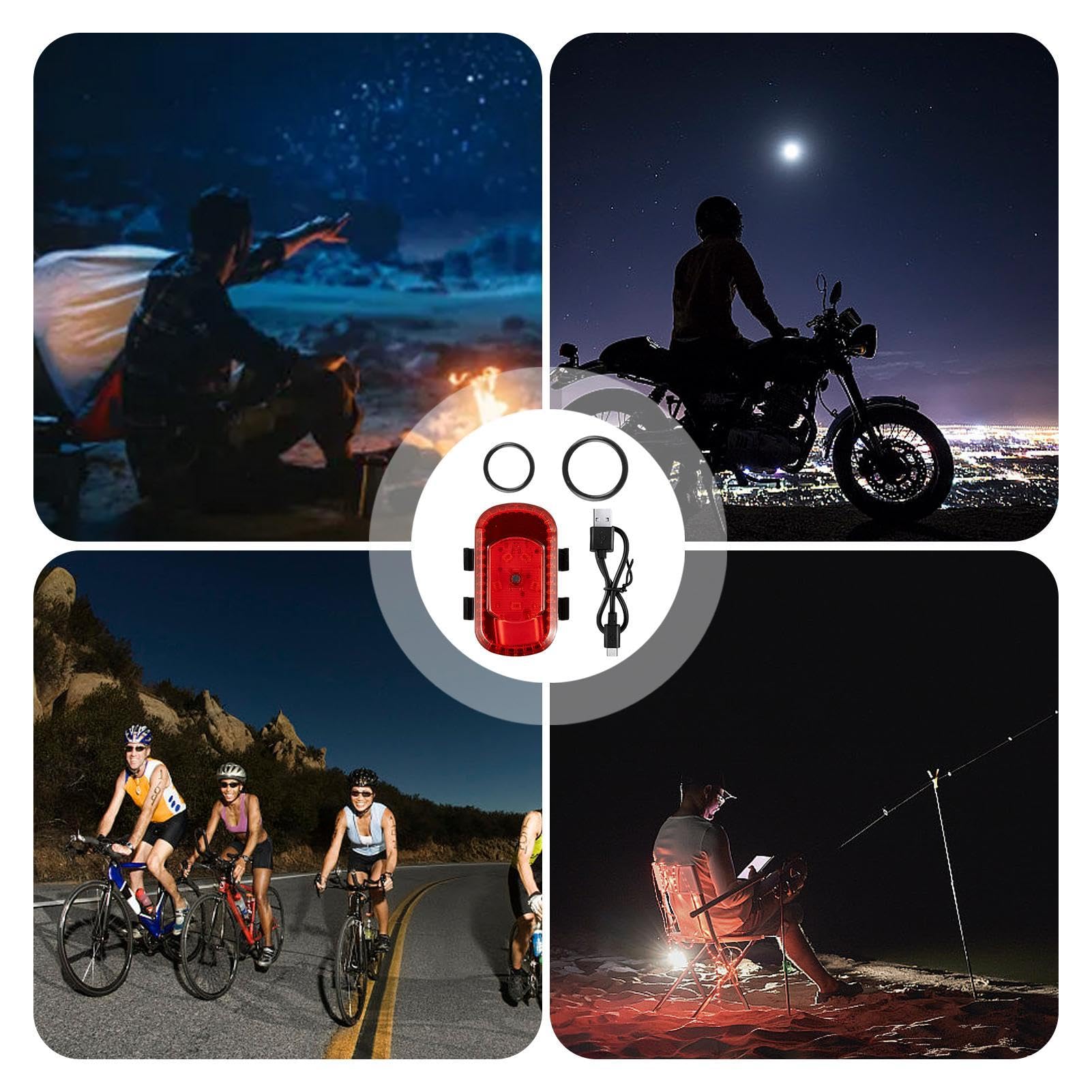 Torcia per bicicletta a LED posteriore biklium Innovagoods | Leroy Merlin