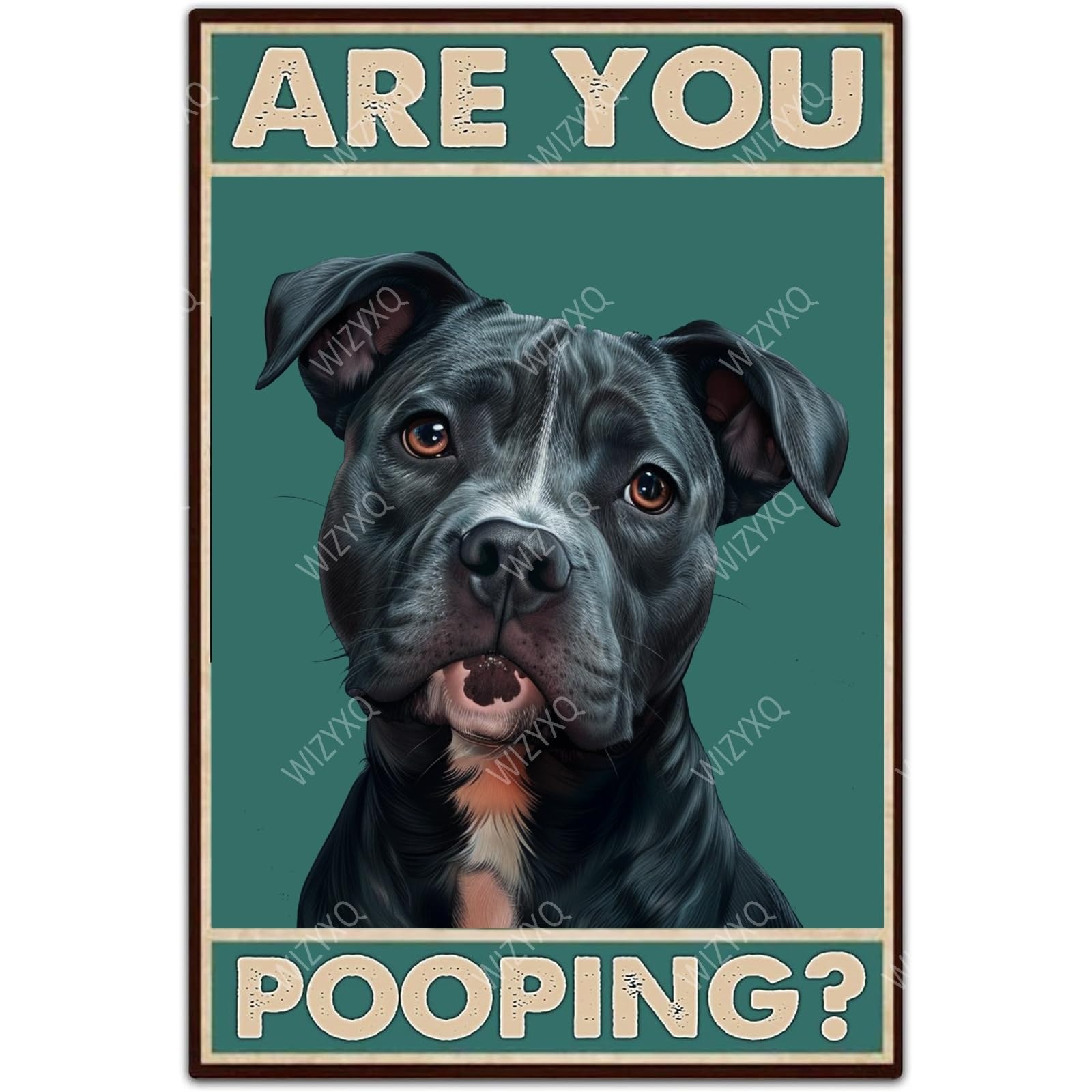 Targa In Latta Vintage 'Great Pyrenees-Dog Are You Pooping?' – 20,3 X 30,5 Cm – Decorazione Murale Umoristica Per Casa, Bar, Cucina - 5