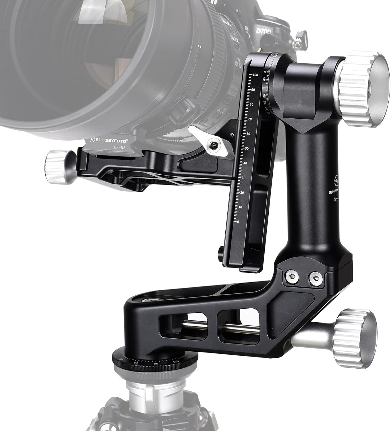 GH-02 Gimbal Head Aluminum Load 66 lbs(30 Kgs