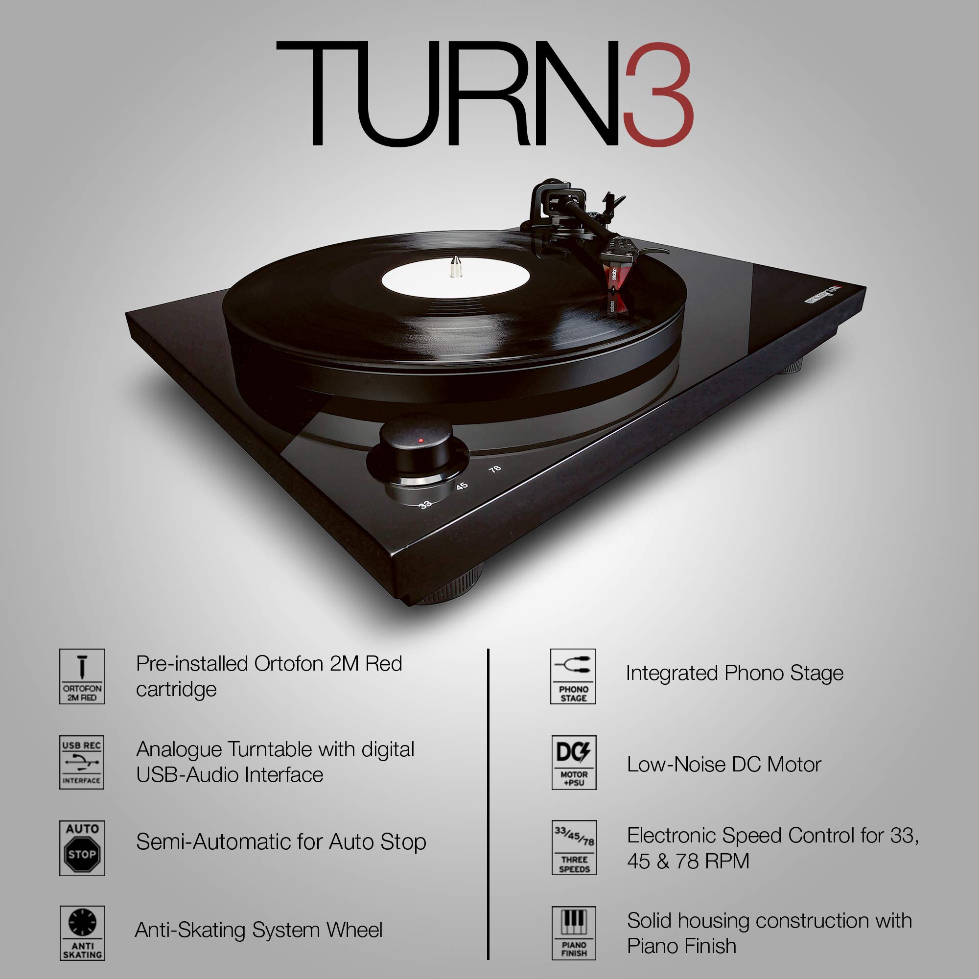 Reloop Plato para HiFi Turn
