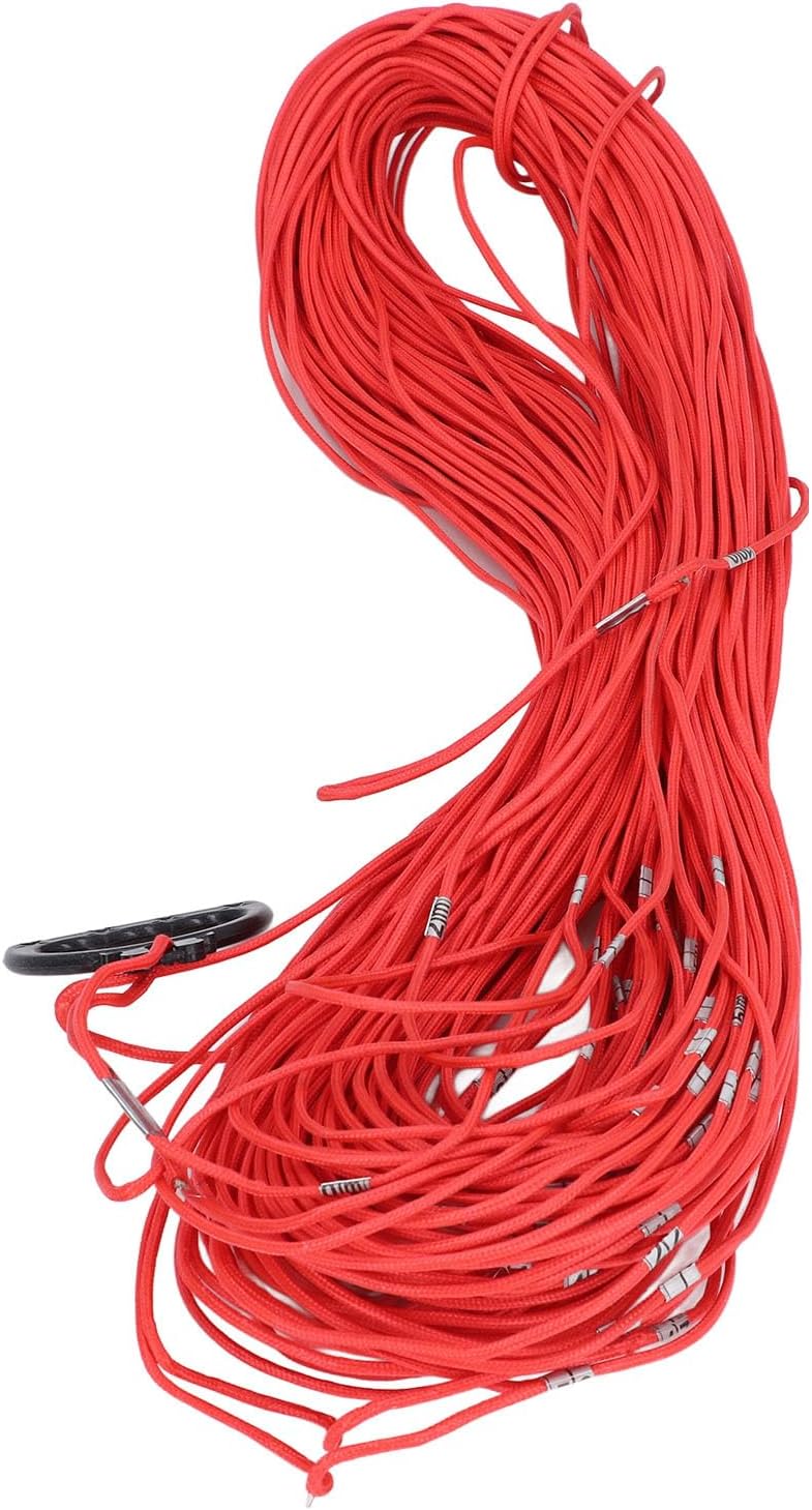 Deep Well Measuring Rope Clear Scale 328.1ft Nylon Industrial Measuring Rope for Long Distance Measurement
