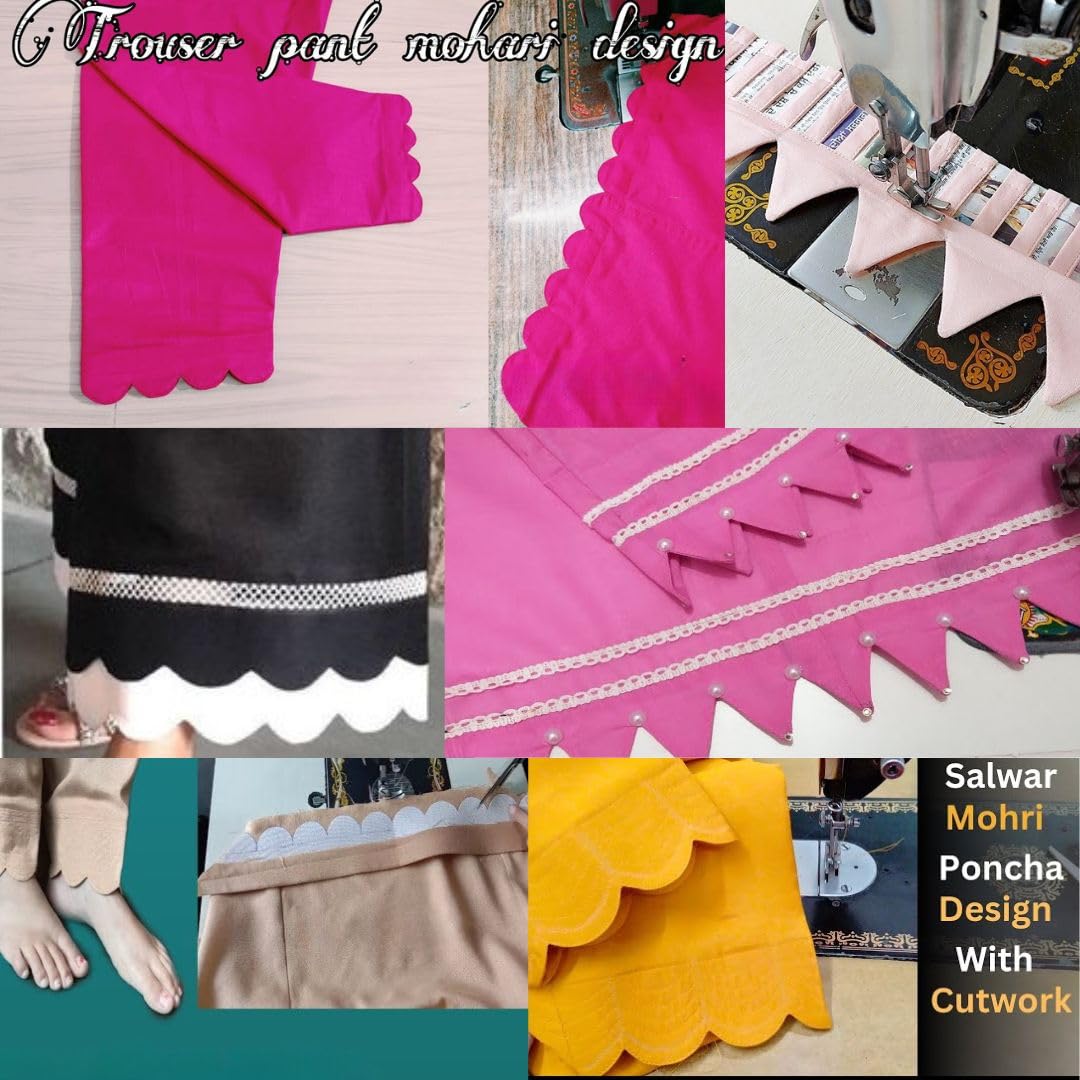 Artonezt Set of 3 Buckram Iron on Fusible Interlining Roll Canvas Cotton Bukram for Salwar, Pant Plazzo, Collar, Sleeves, Fancy Gala Neck Pasting Fusing for Sewing, Tailoring, Boutique 4