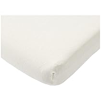 roba Lenzuolo con Angoli Lil Planet – 60 x 120 e 70 x 140 cm – per Lettini di Bambini – Cotone Biologico – Elasticizzato – Certificato GOTS e OEKO TEX – Bianco Lana