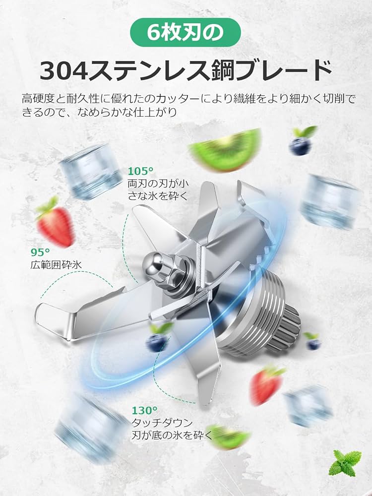 huanyuブレンダー　業務用　ジュースミキサー Amazon | Huanyu 6L ブレンダー 2800W/110V対応 蛇口付け 業務用