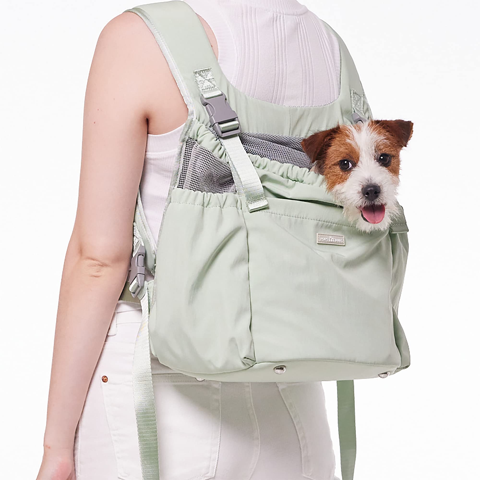 PUPS & BUBS Let's Adventure Pet Carrier Backpack for Dogs, Puppy