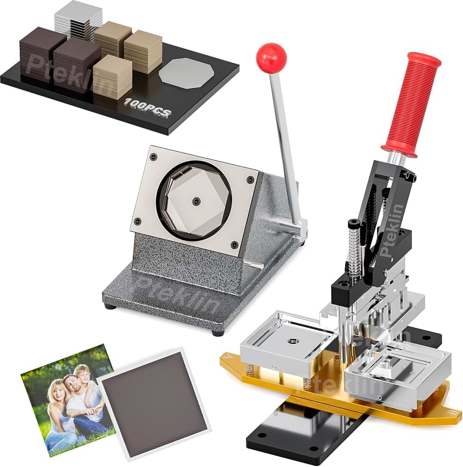 Magnet Maker Machine Kit, 2.5 * 2.5inch Photo Fridge Magnet Making
