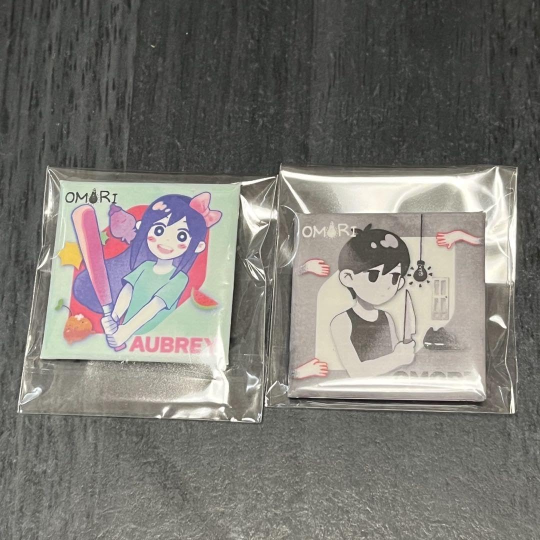 Amazon.co.jp: omori 缶バッジ ポップコーン ゲーマー焼き オモリ 