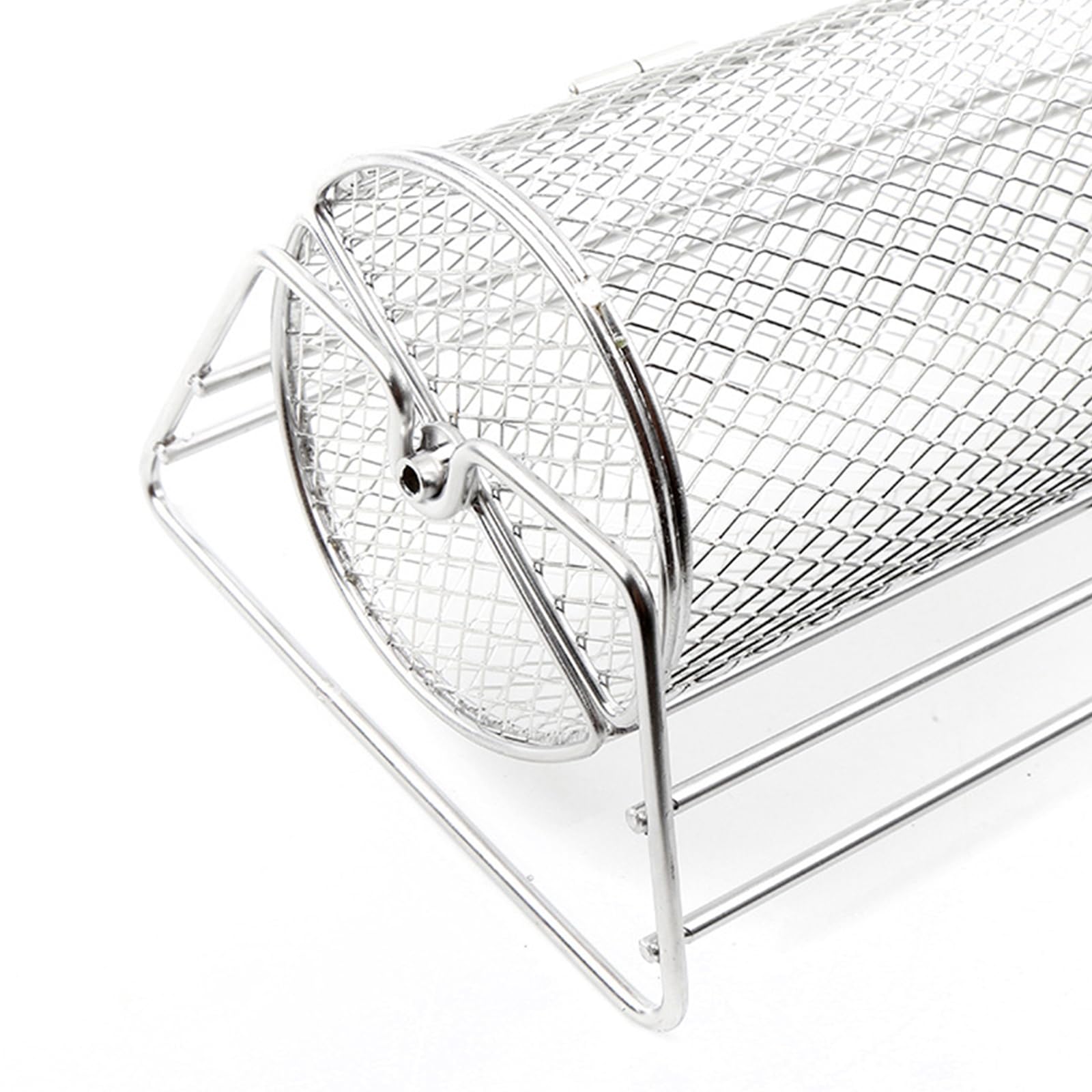Attrezzo da cucina Barbecue Griglie Cestino per Campeggio con Telaio in Acciaio Inox e Foro Appeso Anche Riscaldamento Barbecue