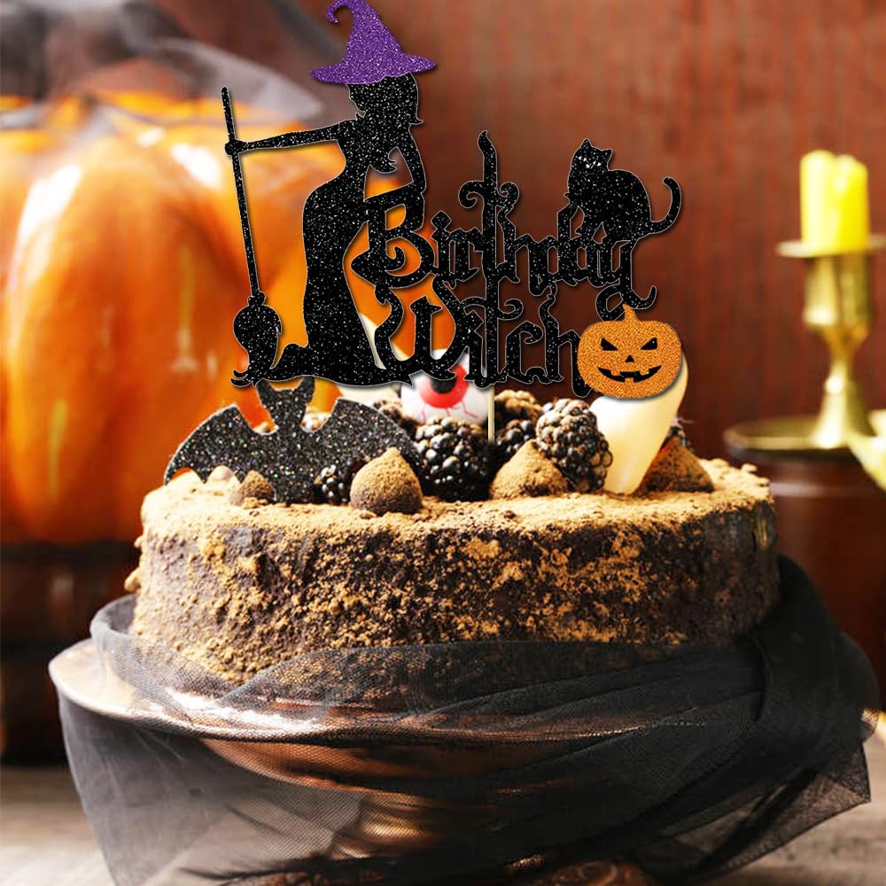 Decoration Gateau Halloween, 24 PCS Deco Gateau Halloween, Tombales