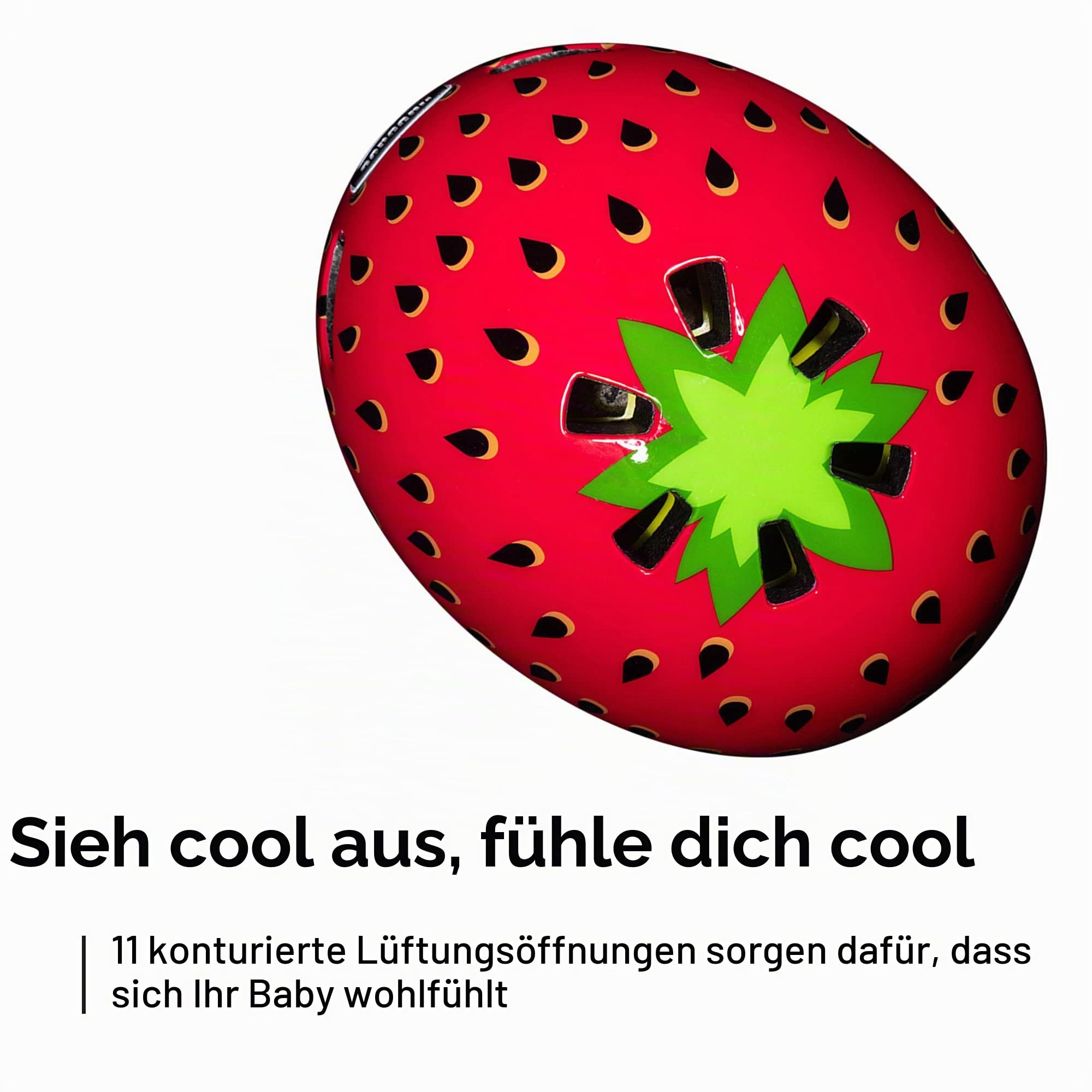 Nutcase Kinder Fahrradhelm Baby Nutty MIPS, XXS, Very Berry, BNUTGL-100
