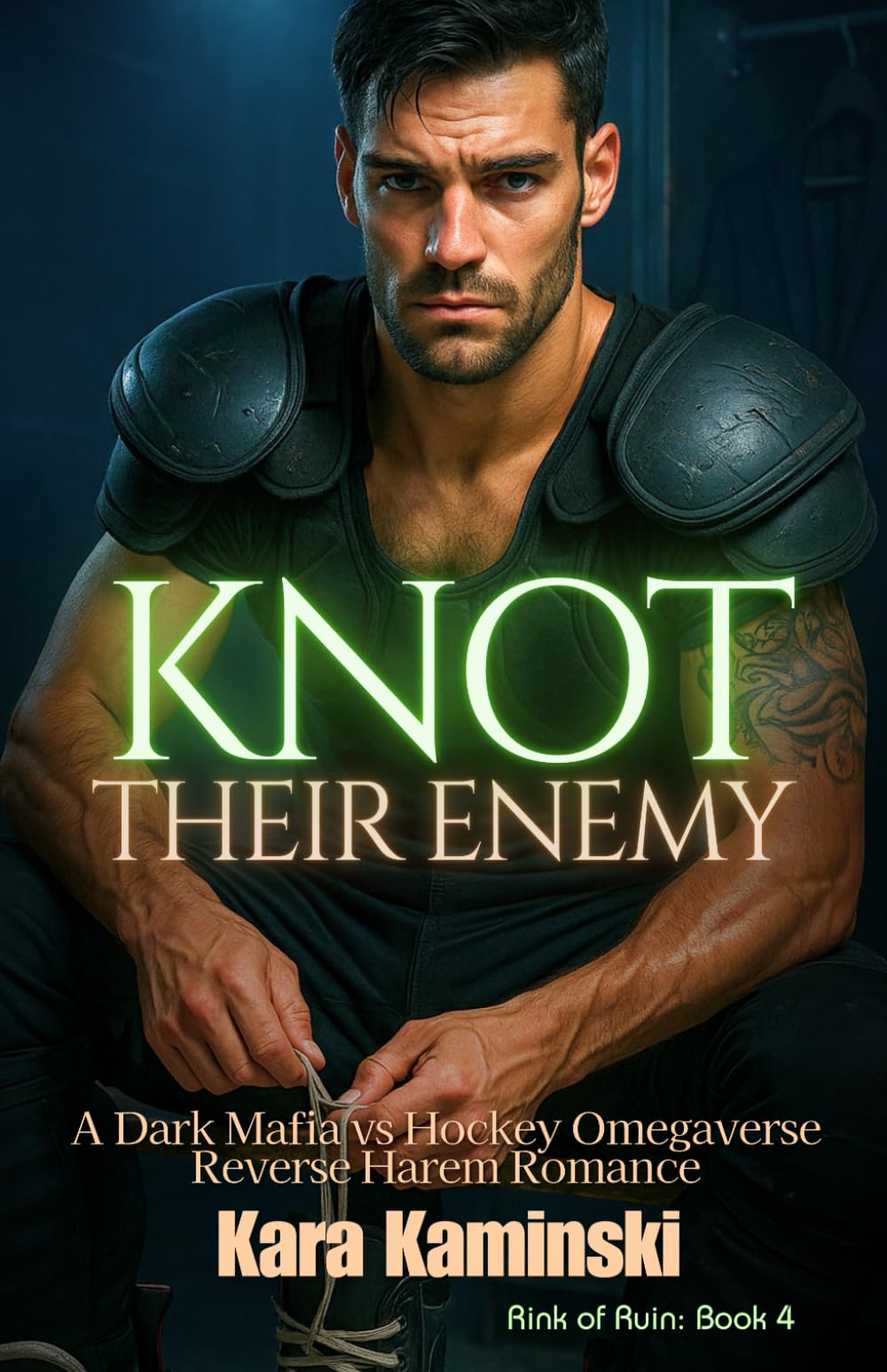 Knot Their Enemy: A Dark Mafia vs Hockey Omegaverse Reverse Harem Romance (Rink of Ruin)