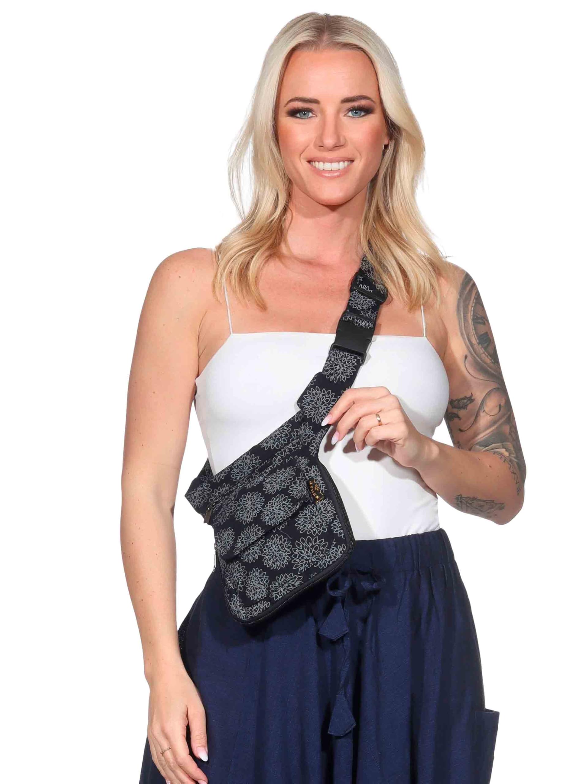 Kunst und Magie Hüfttasche Bauchtasche Gürteltasche Bauchgurt Festivaltasche Gassi-Tasche Goa