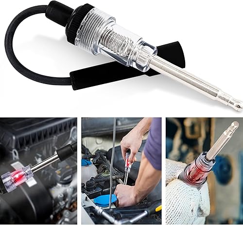 Miniatura 6 de Kewucn Probador de bujías en línea, probador de encendido de motor de enchufe, cortacésped de motocicleta para automóvil, herramienta detector de