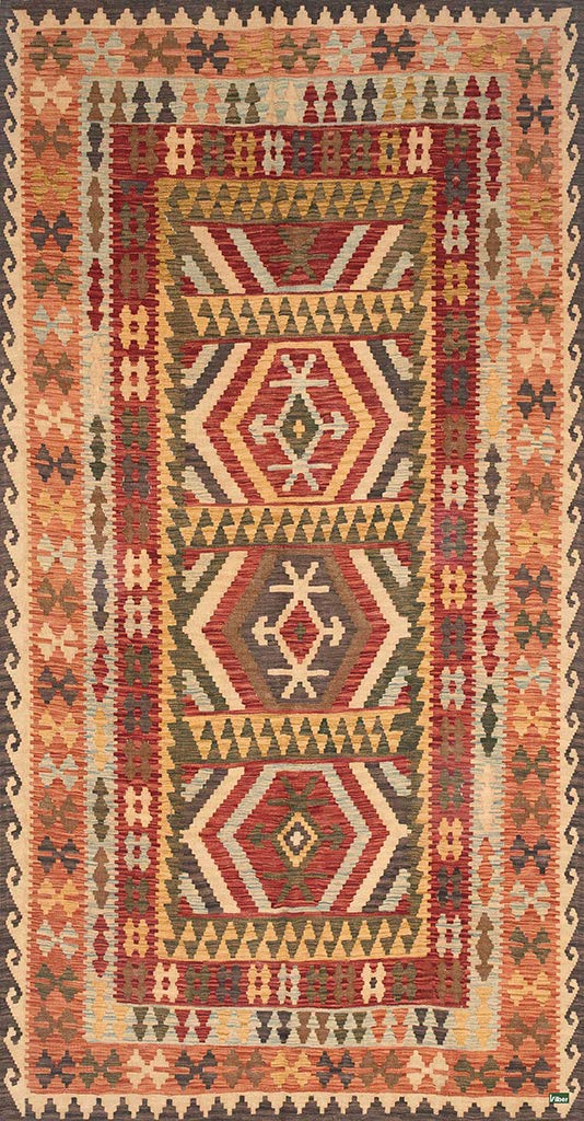 Vilber Rug 52 x 100 x 0.22 cm multicoloured