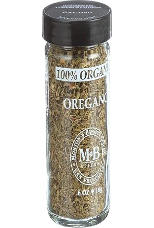Morton & Bassett 100% Organic Oregano | Bold, Herbaceous Flavor for Italian, Greek & Mexican Cuisine | Gluten Free, Salt Free, Non-GMO | 0.6 oz Jar
