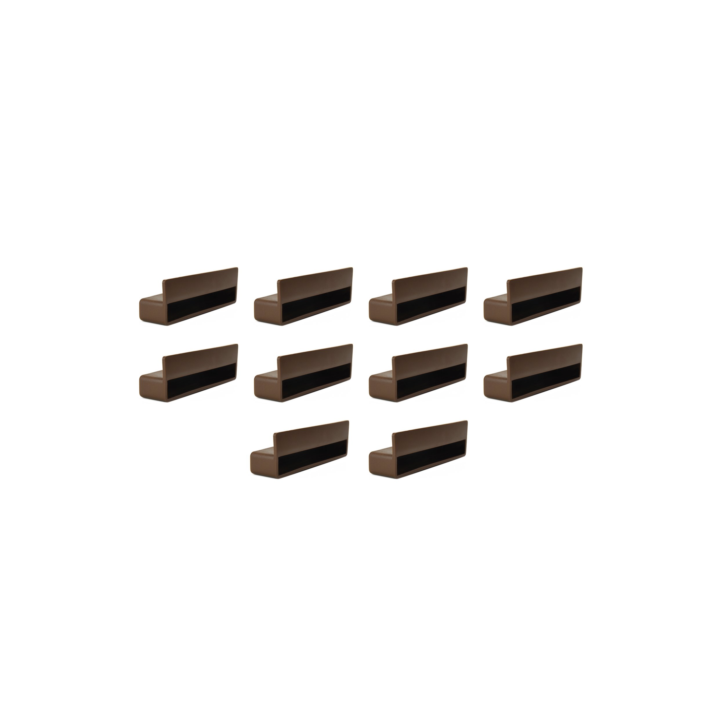 100mm Bed Slat Holders Caps for Wooden Frames, 25mm Deep (Pack of 10)