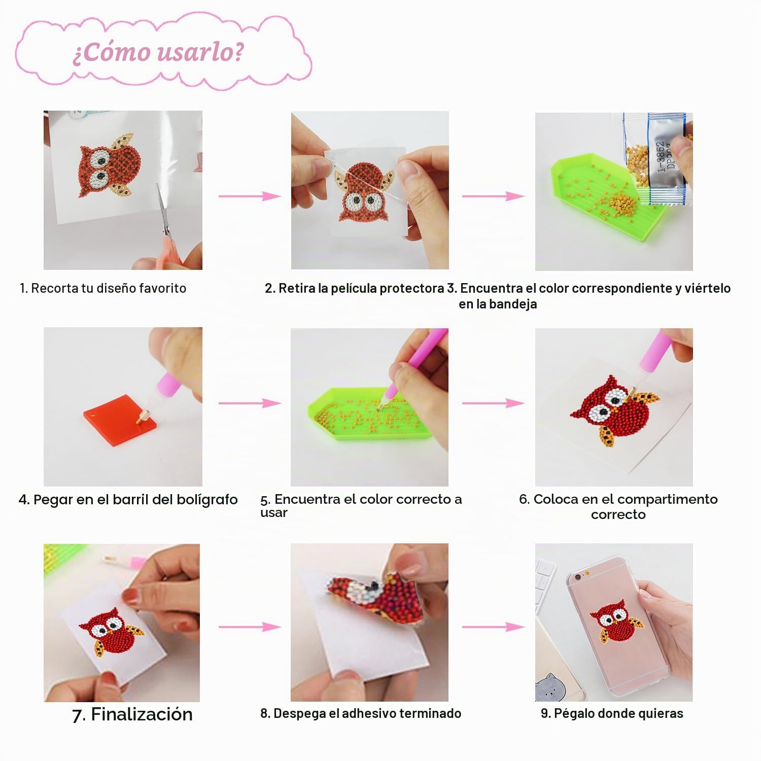 LYJOW 5d Diamond Painting Niños Kit Completo Diy Animales Pintura Diamante Infantil Personalizado Art Dibujo Cuadros Diamantes Pintar Diamantes Manualidades Para Decoración De La Pared Del Hogar 4Pcs LYJOW 5d Diamond Painting Niños Kit Completo Diy Animales Pintura Diamante Infantil Personalizado Art Dibujo Cuadros Diamantes Pintar Diamantes Manualidades Para Decoración De La Pared Del Hogar 4Pcs